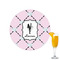 Diamond Dancers Printed Drink Topper - 2.15" (Personalized)