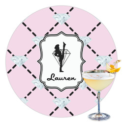 Diamond Dancers Printed Drink Topper - 3.5" (Personalized)