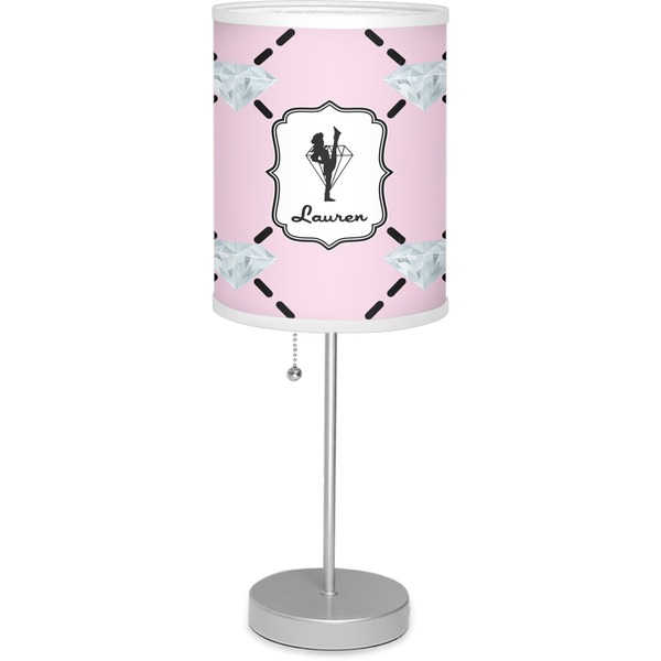 Custom Diamond Dancers Lamp with Drum Shade (Personalized)