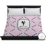 Diamond Dancers Duvet Cover - King (Personalized)