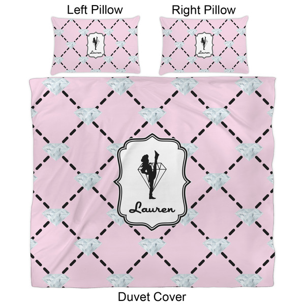 Diamond Dancers Duvet Cover Set - King - Approval
