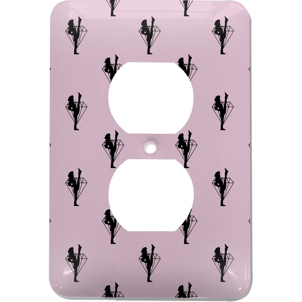 Custom Diamond Dancers Electric Outlet Plate