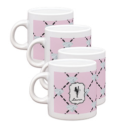 Diamond Dancers Single Shot Espresso Cups - Set of 4 (Personalized)