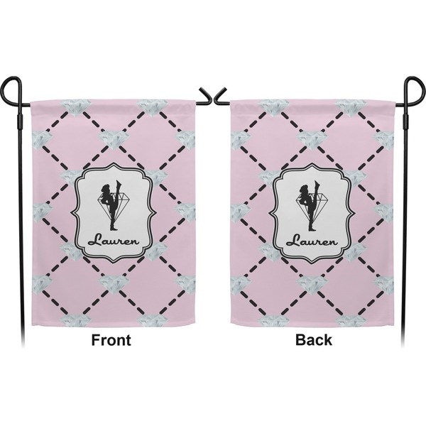 Diamond Dancers Garden Flag - Double Sided Front and Back