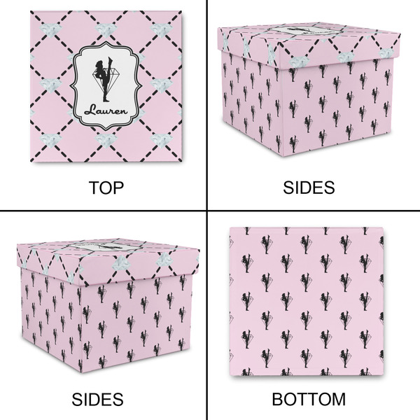 Diamond Dancers Gift Boxes with Lid - Canvas Wrapped - Large - Approval