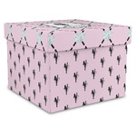 Diamond Dancers Gift Box with Lid - Canvas Wrapped - X-Large (Personalized)
