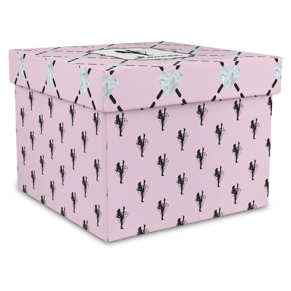 Custom Diamond Dancers Gift Box with Lid - Canvas Wrapped - X-Large (Personalized)