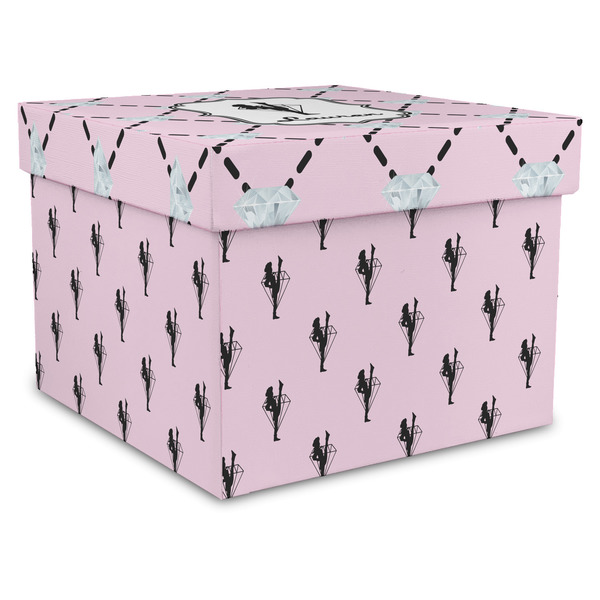 Custom Diamond Dancers Gift Box with Lid - Canvas Wrapped - XX-Large (Personalized)