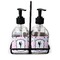 Diamond Dancers Glass Soap & Lotion Bottle Set (Personalized)