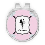 Diamond Dancers Golf Ball Marker - Hat Clip - Silver