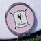 Diamond Dancers Golf Ball Marker Hat Clip - Silver - Front