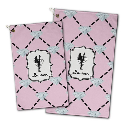 Diamond Dancers Golf Towel - Full Print w/ Name or Text