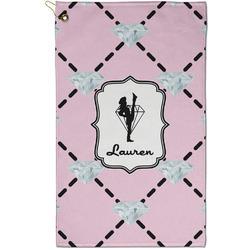 Diamond Dancers Golf Towel - Poly-Cotton Blend - Small w/ Name or Text