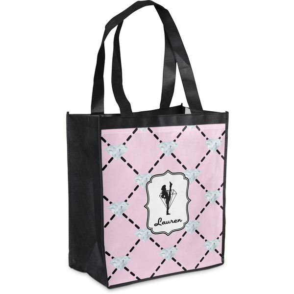 Custom Diamond Dancers Grocery Bag (Personalized)
