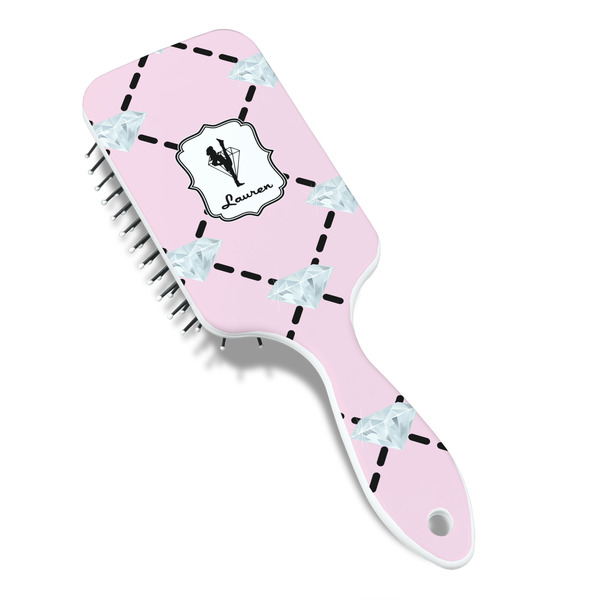 Diamond Dancers Hair Brush - Angle View