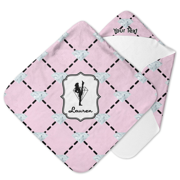 Custom Diamond Dancers Hooded Baby Towel (Personalized)
