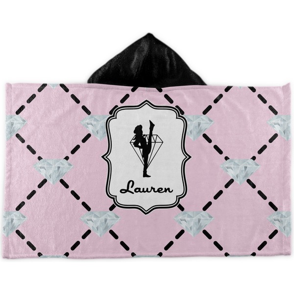Custom Diamond Dancers Kids Hooded Towel (Personalized)