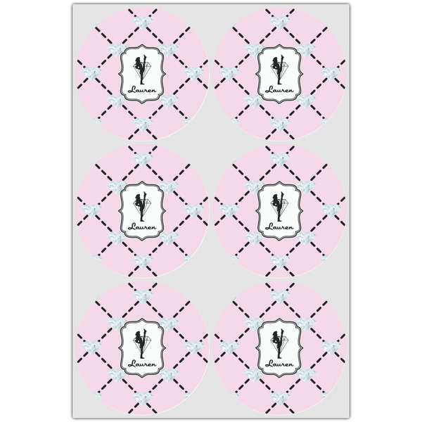 Diamond Dancers Icing Circle - Large - Set of 6