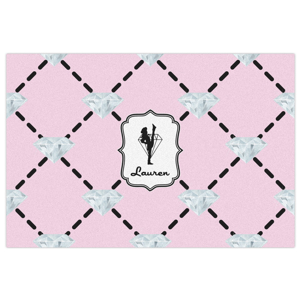 Diamond Dancers Indoor / Outdoor Rug - 4'x6' - Front Flat
