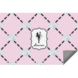 Diamond Dancers Indoor / Outdoor Rug - 6'x8' w/ Name or Text