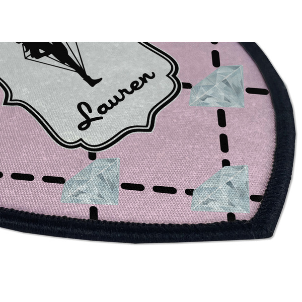 Diamond Dancers Iron on Shield 3 Detail