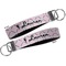 Diamond Dancers Key-chain - Metal and Nylon - Front and Back