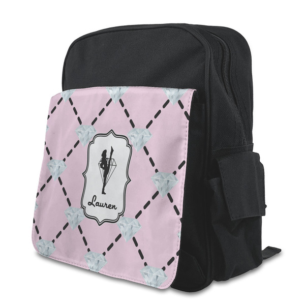 Custom Diamond Dancers Preschool Backpack (Personalized)