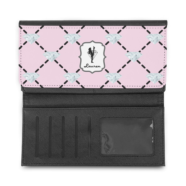 Diamond Dancers Ladies Wallet - Half Way Open