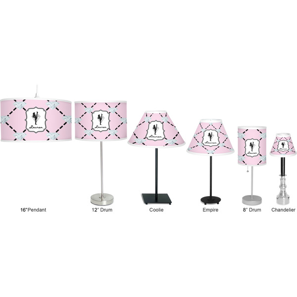 Diamond Dancers Lamp Full View Size Comparison