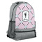 Diamond Dancers Large Backpack - Gray - Angled View
