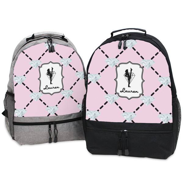 Diamond Dancers Large Backpacks - Both