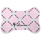 Diamond Dancers Bone Shaped Dog Food Mat (Large) (Personalized)