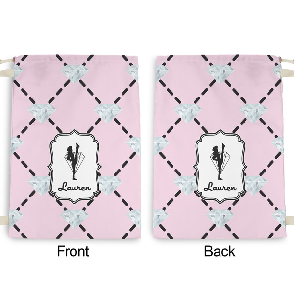 Diamond Dancers Large Laundry Bag - Front & Back View