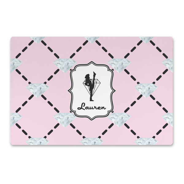 Custom Diamond Dancers Large Rectangle Car Magnet (Personalized)