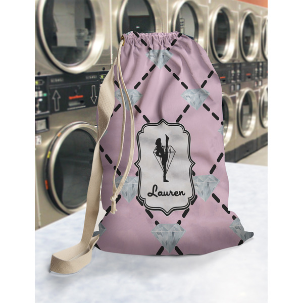 Diamond Dancers Laundry Bag in Laundromat