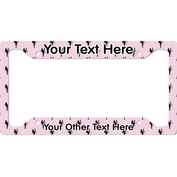 Custom Diamond Dancers License Plate Frame - Style A (Personalized)