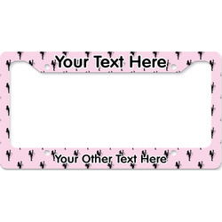 Diamond Dancers License Plate Frame - Style B (Personalized)