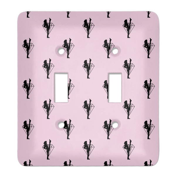 Custom Diamond Dancers Light Switch Cover (2 Toggle Plate)