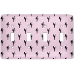 Diamond Dancers Light Switch Cover (4 Toggle Plate)