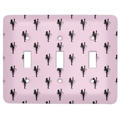 Diamond Dancers Light Switch Cover (3 Toggle Plate)