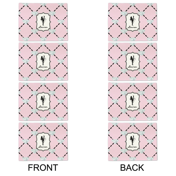 Diamond Dancers Linen Placemat - APPROVAL Set of 4 (double sided)