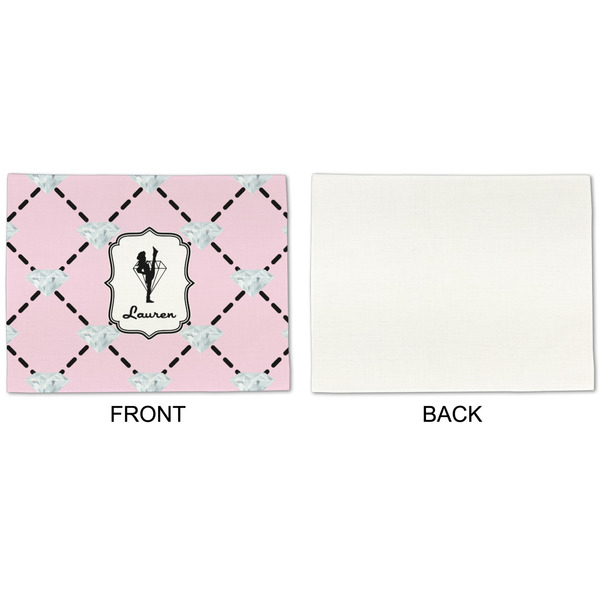 Diamond Dancers Linen Placemat - APPROVAL Single (single sided)