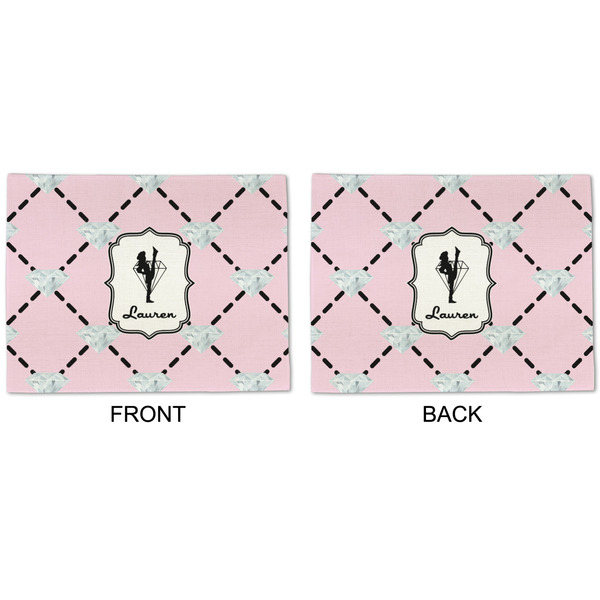 Diamond Dancers Linen Placemat - APPROVAL (double sided)