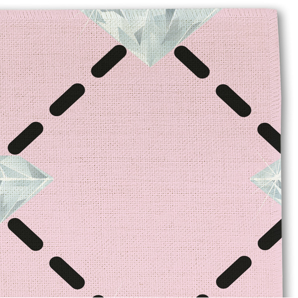 Diamond Dancers Linen Placemat - DETAIL