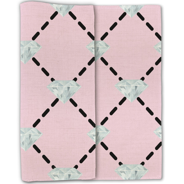 Diamond Dancers Linen Placemat - Folded Half (double sided)