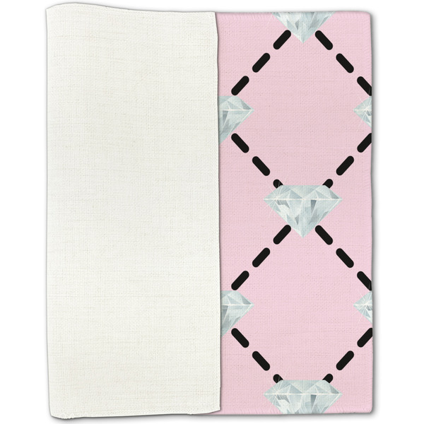 Diamond Dancers Linen Placemat - Folded Half