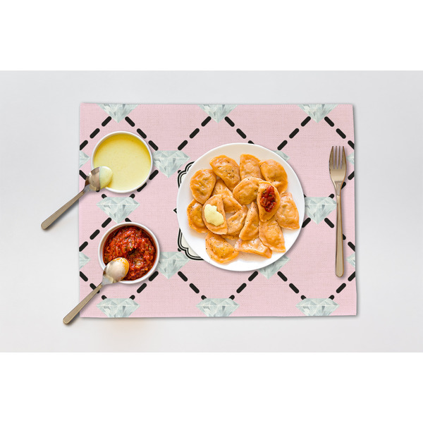 Diamond Dancers Linen Placemat - Lifestyle (single)