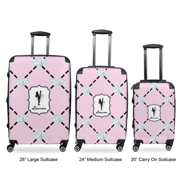 Diamond Dancers Luggage Bags all sizes - With Handle