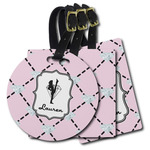 Diamond Dancers Plastic Luggage Tag (Personalized)