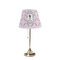 Diamond Dancers Poly Film Empire Lampshade - On Stand